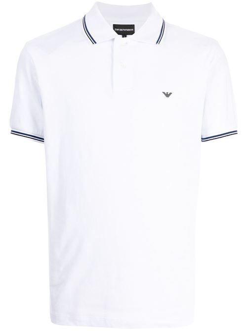 Polo uomo manica corta con bordini in contrasto EMPORIO ARMANI | 8N1FB41JPTZ0100